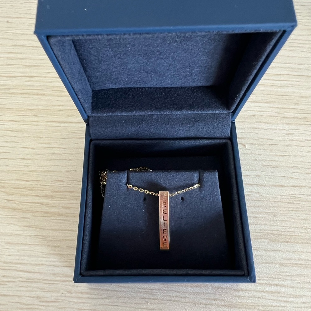 Inspirational 14K Gold Necklace